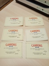 Lot certificats camions - lot,