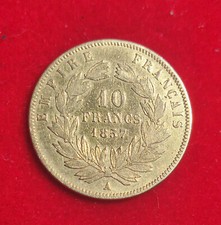 10 Francs or 1857  Napoleon III,