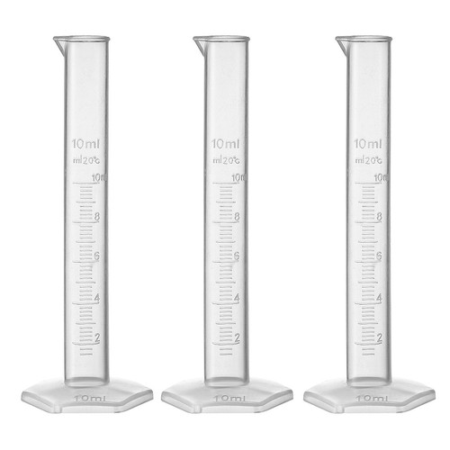 Clear white plastic cylinder - white,