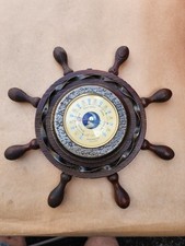 Baromètre marin déco bois