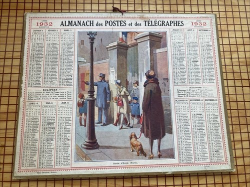 Calendrier almanach postes - ,