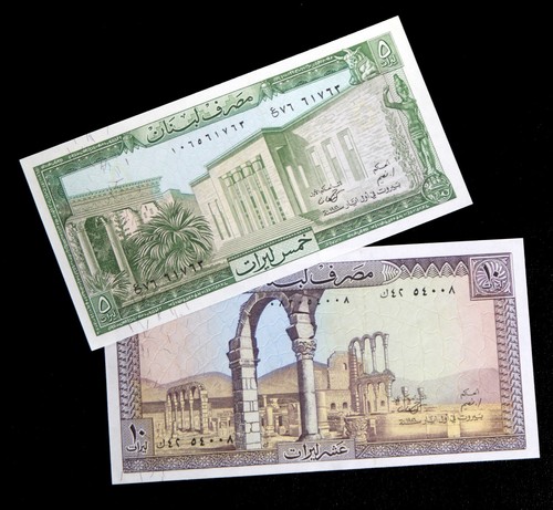 Liban lot billets et 10 - lot,