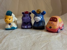 VTECH Véhicule Tut Tut Bolides lot de 3 animaux + 1 véhicule