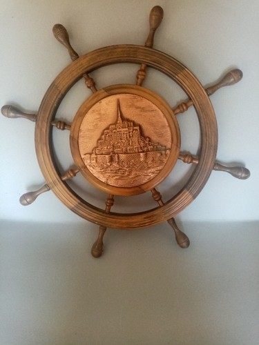 Roue décorative bois avec - décorative,