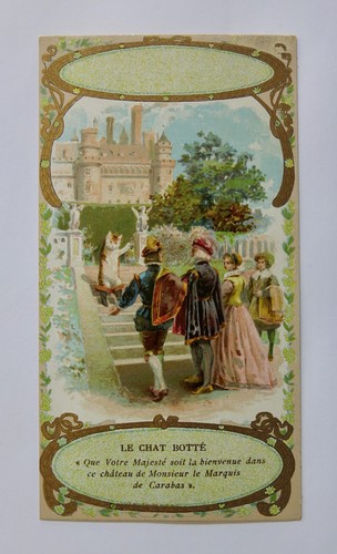 Chat botté carte - le,