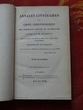 Annales Littéraires, Tome