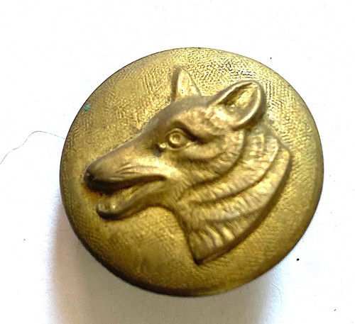 Ancien bouton chasse - ancien, de