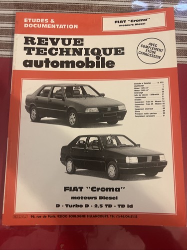 Revue technique fiat croma - fiat,