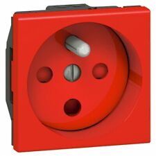 Legrand MOSAIC 77114 ou 771 14 - Prise de courant ROUGE à détrompage