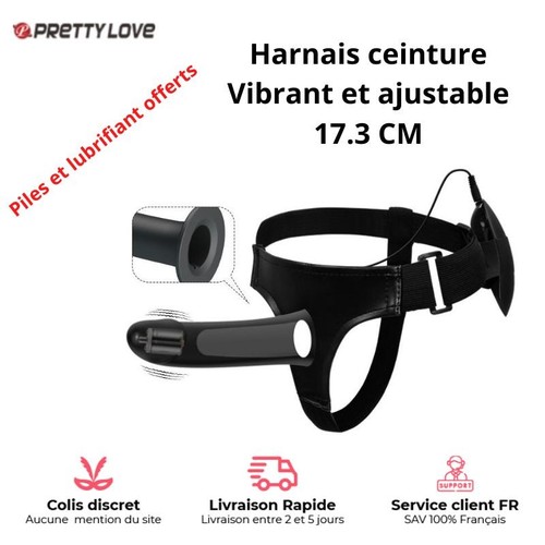Harnais gode ceinture creux - gode,