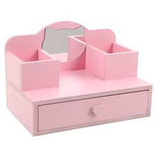  Coiffeur De Poupées Mini Coiffeuse Jouet Princesse Vanity Table Vanité Rose