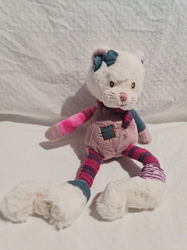 Peluche doudou chat coloré - doudou,