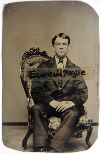 Ferrotype photo jeune - 1/6,
