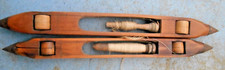 lot 2 Navette de métier à tisser ancienne en bois authentique tisserand