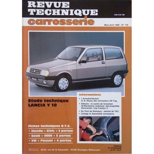Technique carrosserie lancia - technique,