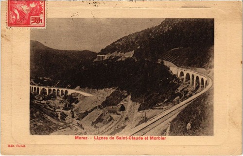 Cpa morez lignes - cpa, morez-