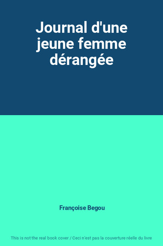 Journal une jeune femme - journal, d'une