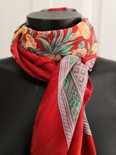Foulard vintage rouge