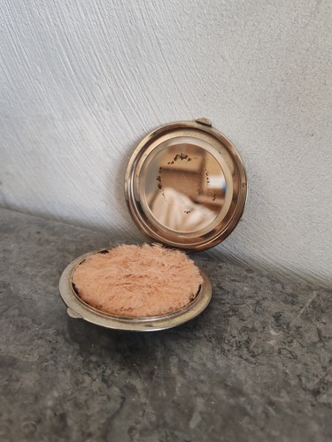 Poudrier miroir métal - en,