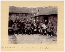 China, Boxer, Kiautschou, Deutsche Soldaten und Einheimische vintage print from 