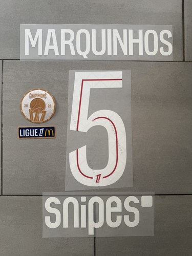 Flocage marquinhos psg - flocage,
