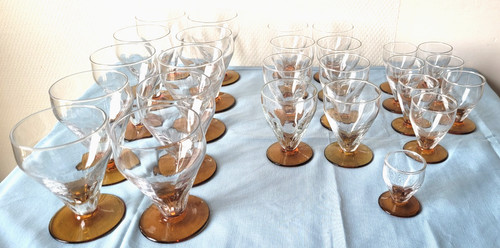 Service verres vintage - service,
