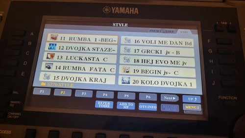 Lcd for yamaha - lcd, psr-s770