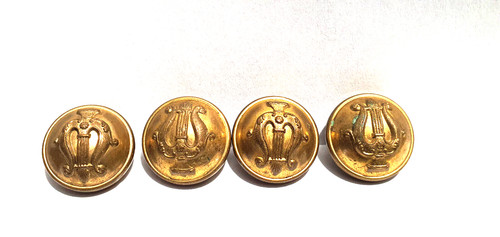Lot anciens boutons uniforme - 4,