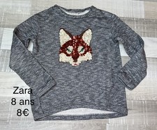 ZARA 8 Ans Fille :sweat shirt