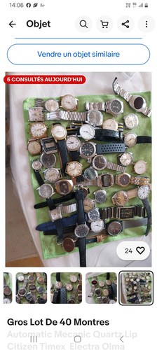 Lot montres anciennes - lot,