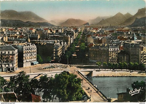 Carte postale grenoble - carte,