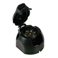 Prise femelle 7 plots / broches pour remorque + 1 contact feux de brouillard