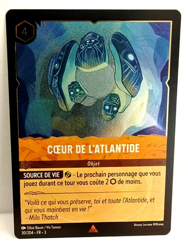 Carte disney lorcana coeur - lorcana, 3