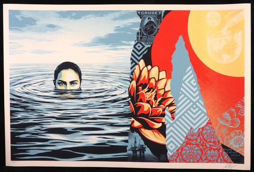 Shepard fairey ominous ripples - ominous,