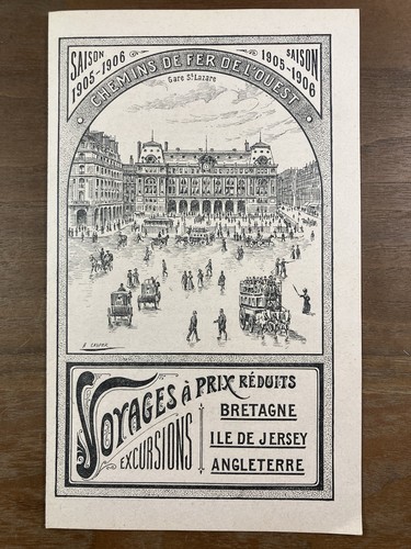 Gare saint lazare 1906 train - saint,