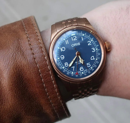 Oris big crown bronze date - big,