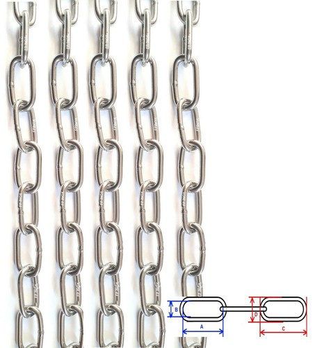 Chaine diamètre 3mm inox - 3mm, a2
