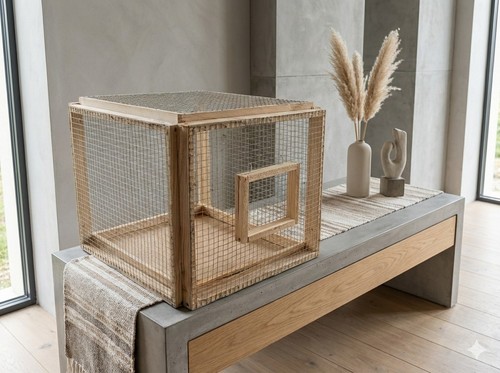 Cage oiseaux vivabois kit - cage,