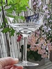 Villeroy Boch 2 coupes anciennes en cristal ciselé