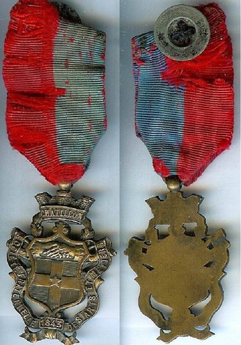 Médaille châtillon 1843 - ,