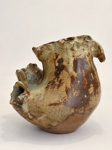 Vase sculptural grès - vase,