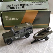 Land Rover Defender 110 + remorque bateau - 1/43 - solido metal # 52 HACHETTE