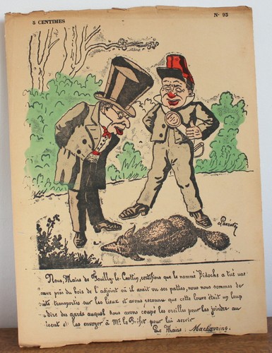 Gravure dessin caricature - dessin,