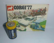 S/ catalogue miniatures automobiles corgi 1977