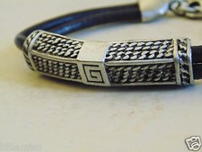 Black Double String Leather