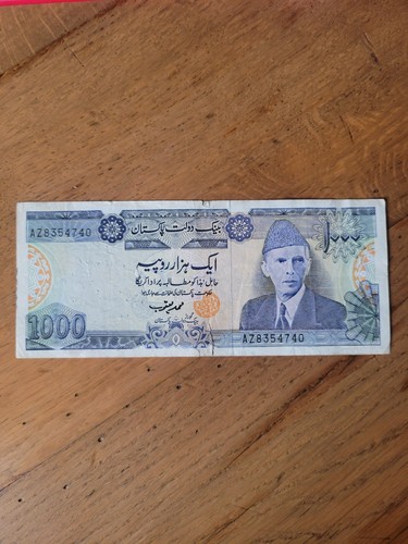 Pakistan billet ancien 1000 - billet,