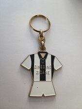 Porte-clés Maillot Juventus Turin Football ZINEDINE ZIDANE Keychain vintage