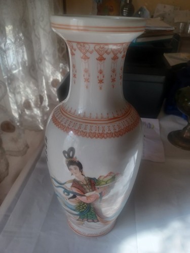Vase porcelaine chinois - vase, en