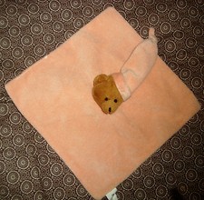 K # DOUDOU OURS PLAT ROSE