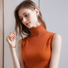 Femme Tricoté Chemise Col